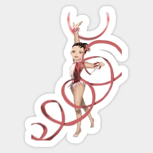 Gymnastic Girl Sticker